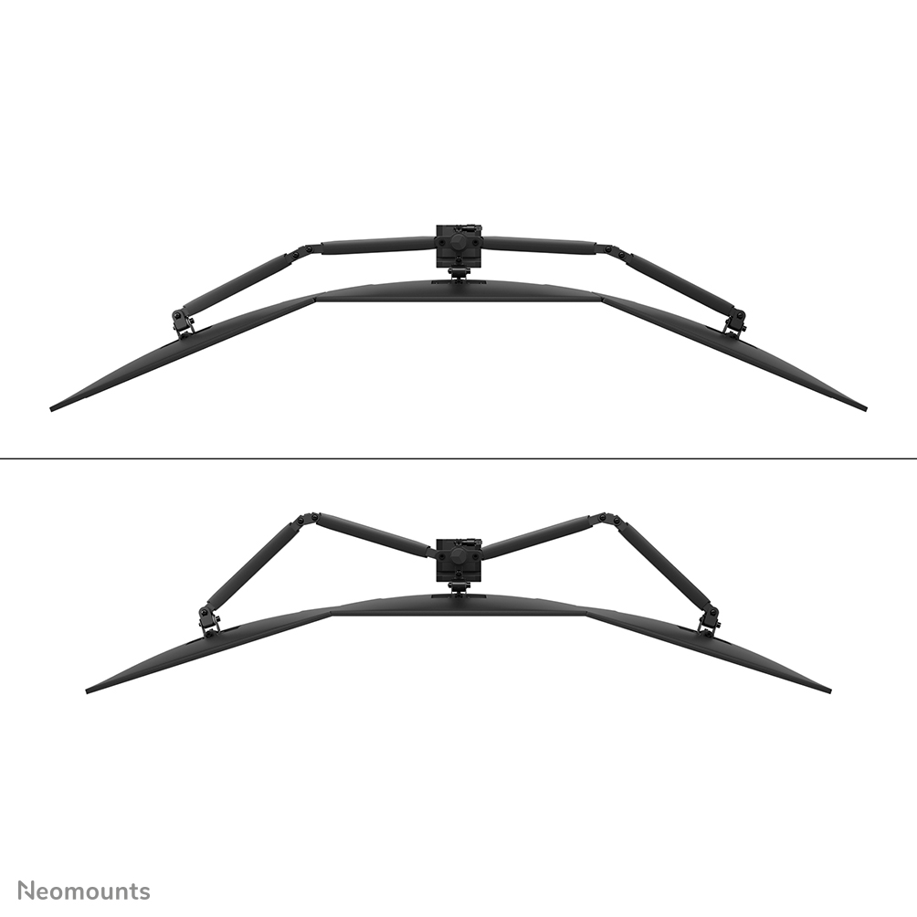 Neomounts DS60-600BL3 Support d'écran à fixer 10-27" - Quickfix - arrêt 180°